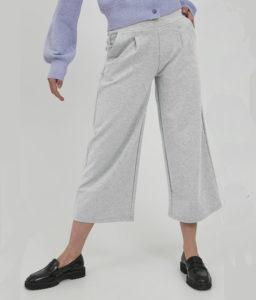 Pantalón ancho con cintura elástica de ICHI