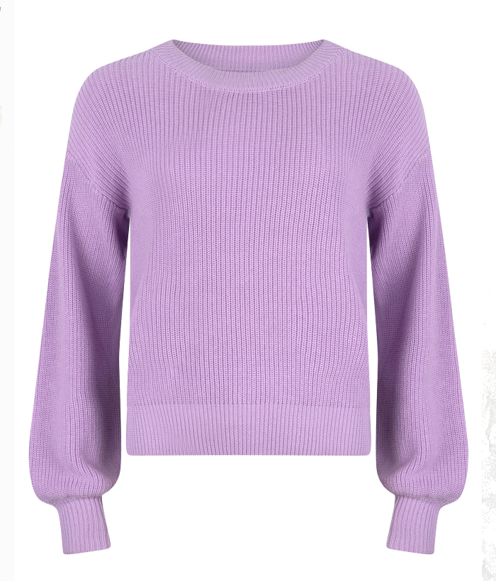jersey lila de algodón